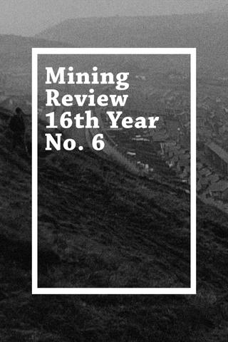 Mining Review 16th Year No. 6 poster