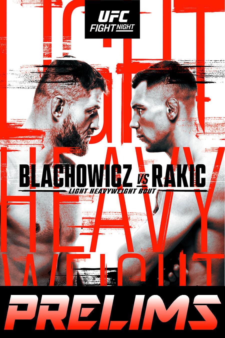 UFC on ESPN 36: Błachowicz vs. Rakić poster