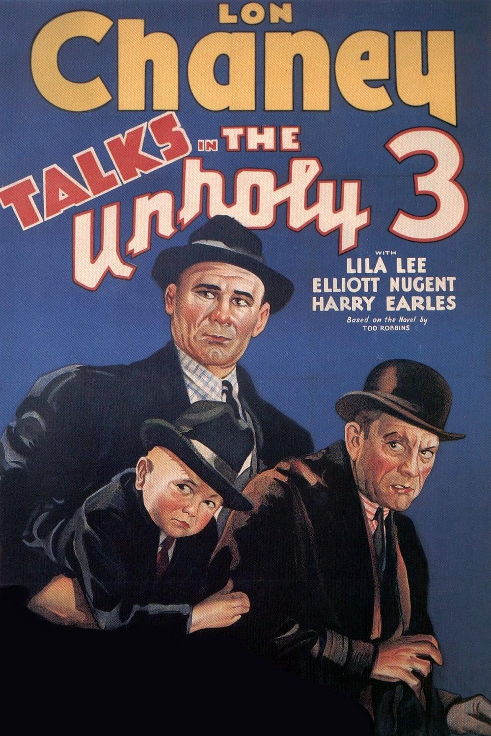 The Unholy Three poster