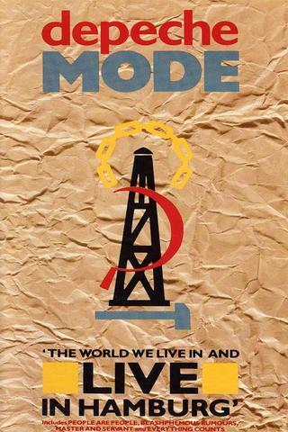 Depeche Mode: The World We Live in and Live in Hamburg poster