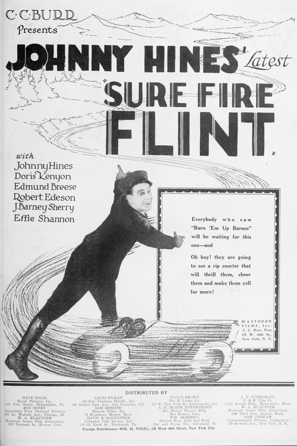 Sure-Fire Flint poster