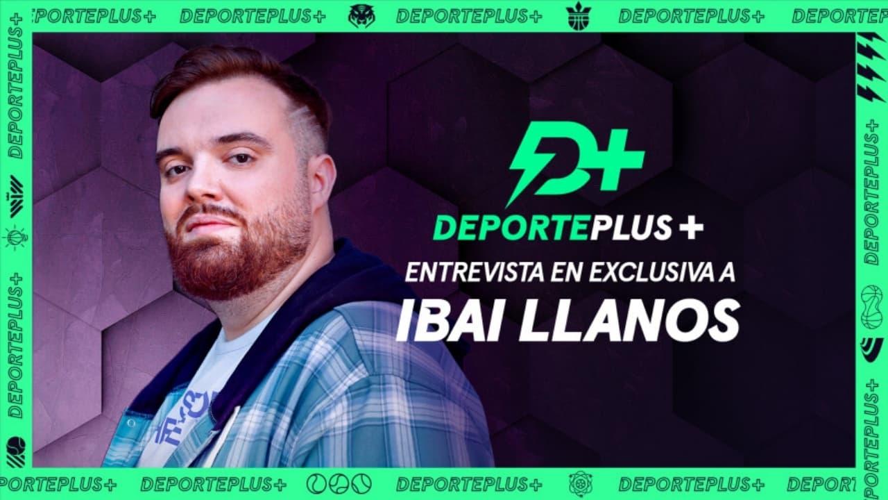 Deporte+ entrevista en exclusiva a Ibai Llanos backdrop