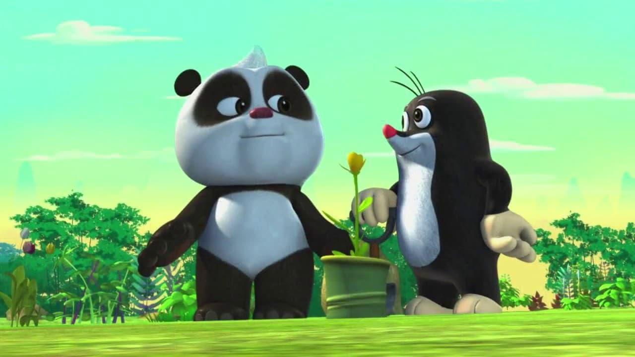 The Little Mole and Panda backdrop