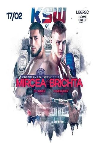 KSW 91: Mircea vs. Brichta poster