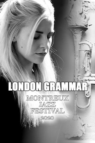 London Grammar - Montreux Jazz Festival poster