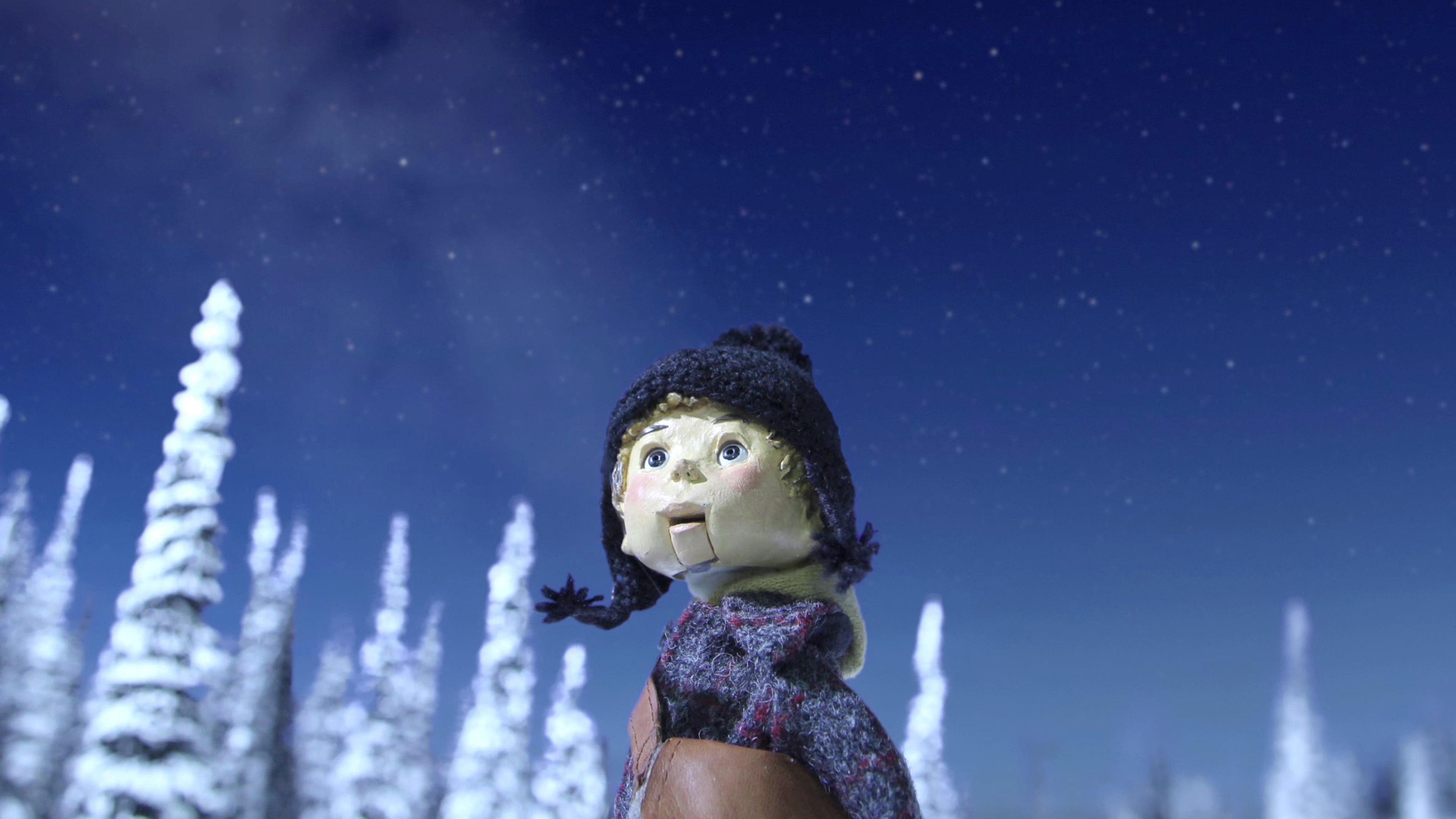 Norman the Snowman: The Northern Lights backdrop