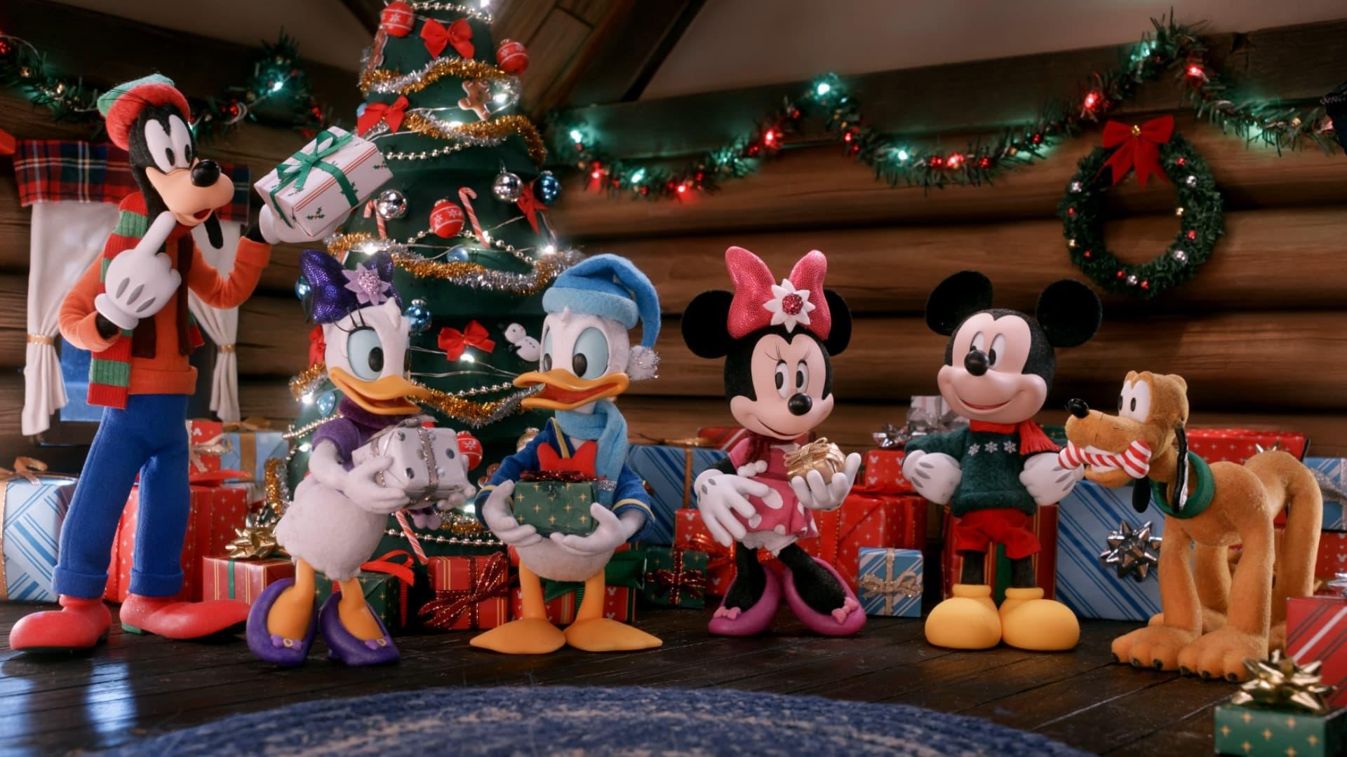 Mickey's Christmas Tales backdrop