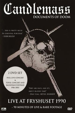 Candlemass - Live At Fryshuset poster