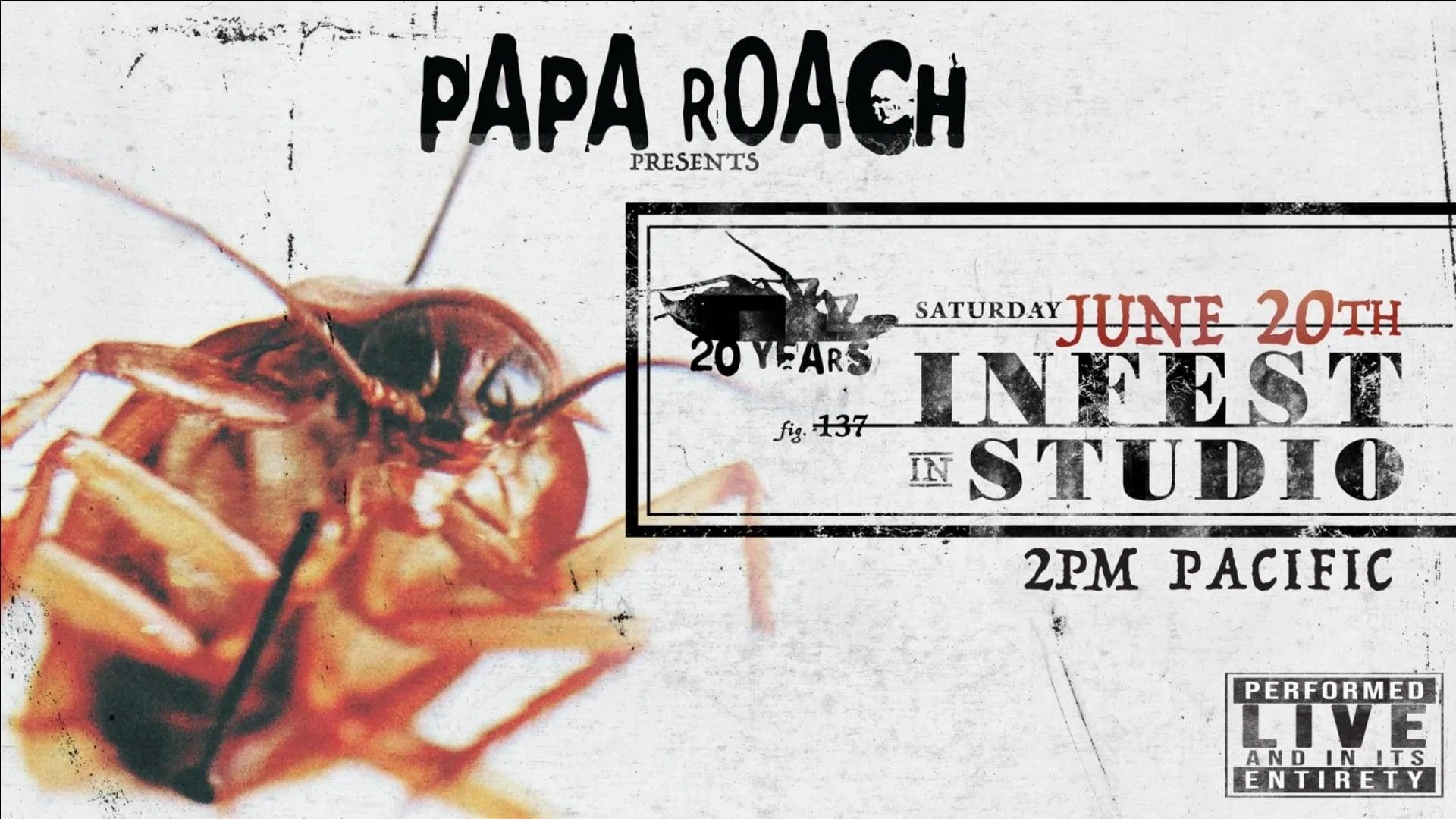 Papa Roach: Infest 20 Years Live backdrop