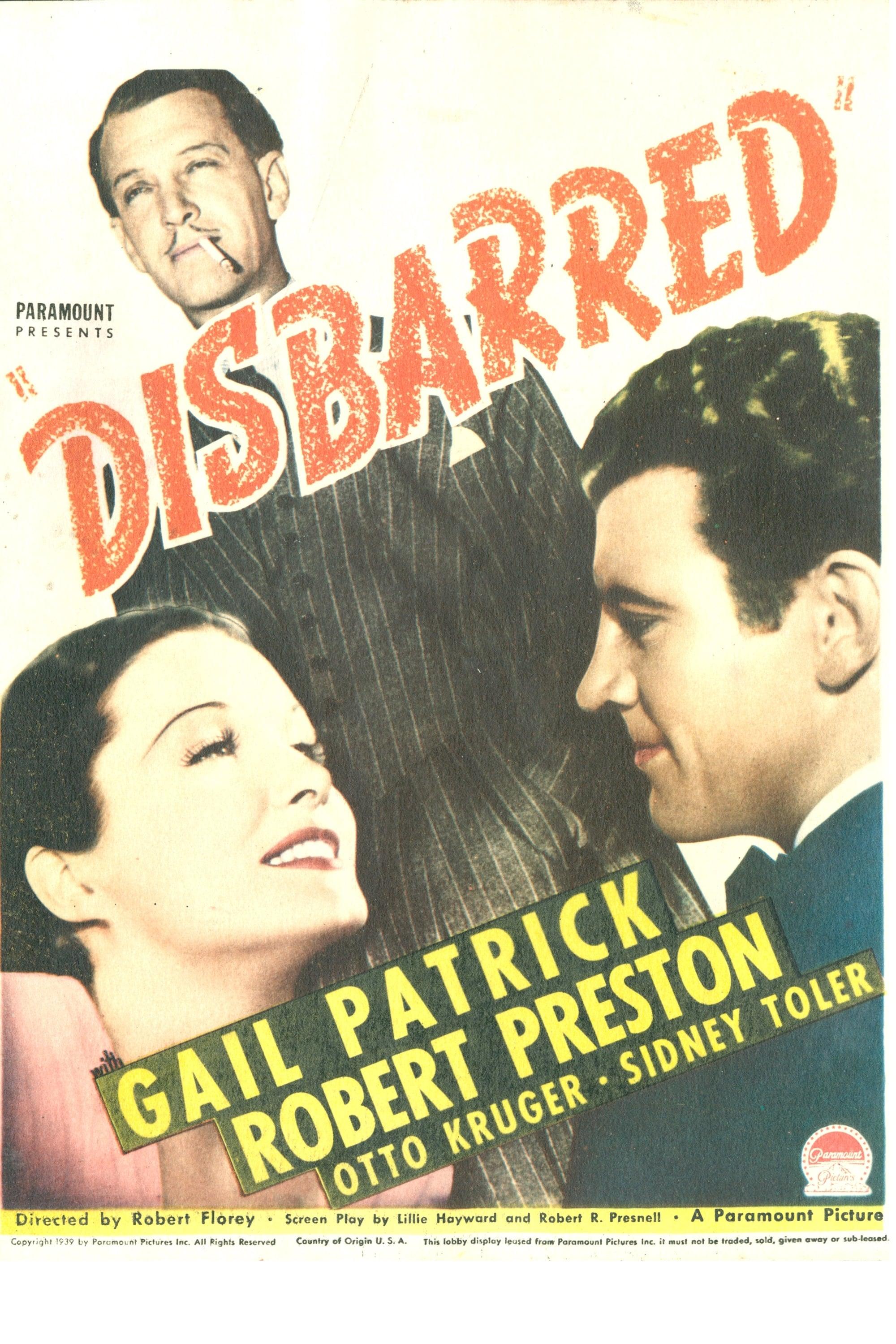 Disbarred poster