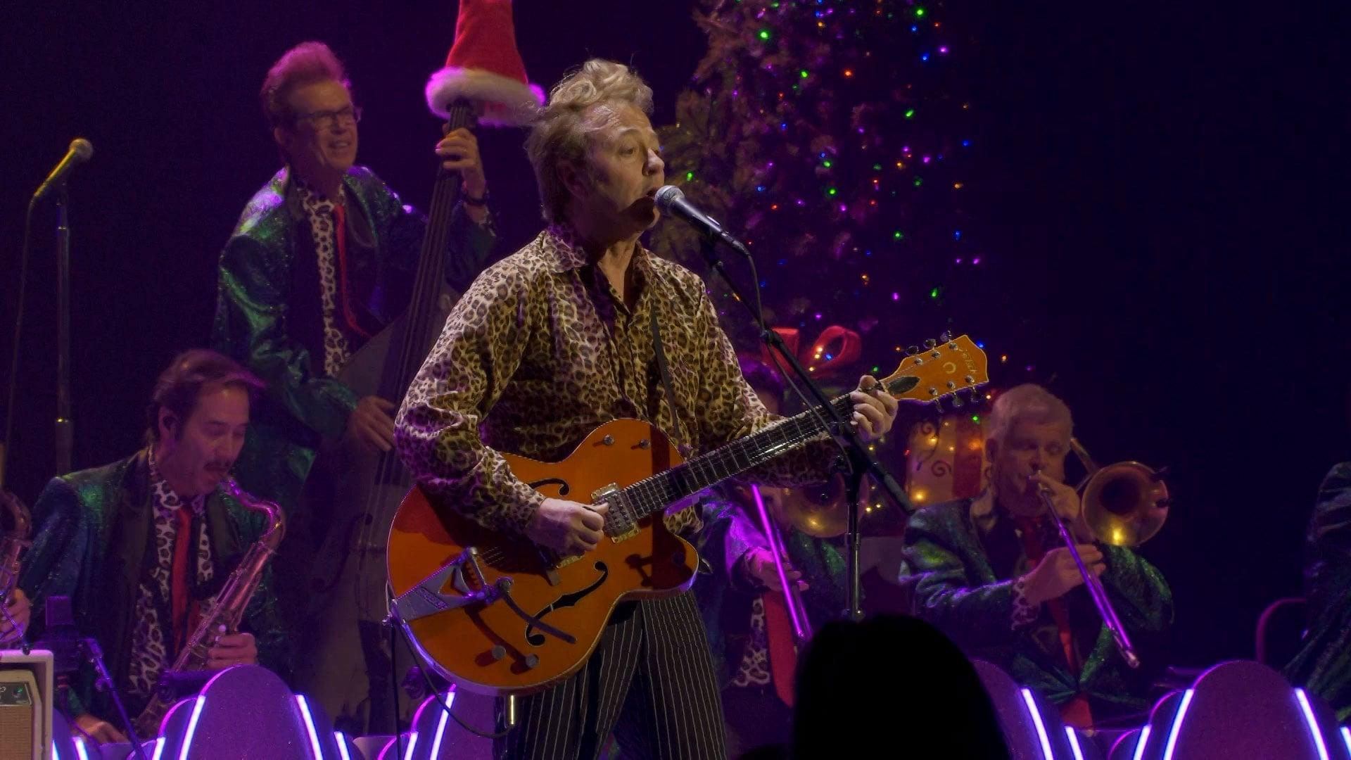 The Brian Setzer Orchestra: Christmas Rocks! Live backdrop