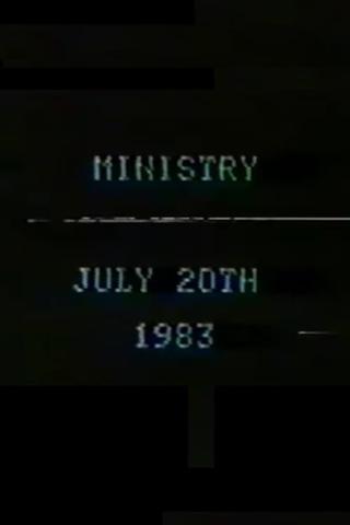Ministry July 20th, 1983 poster