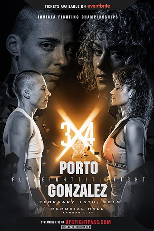 Invicta FC 34: Porto vs. Gonzalez poster