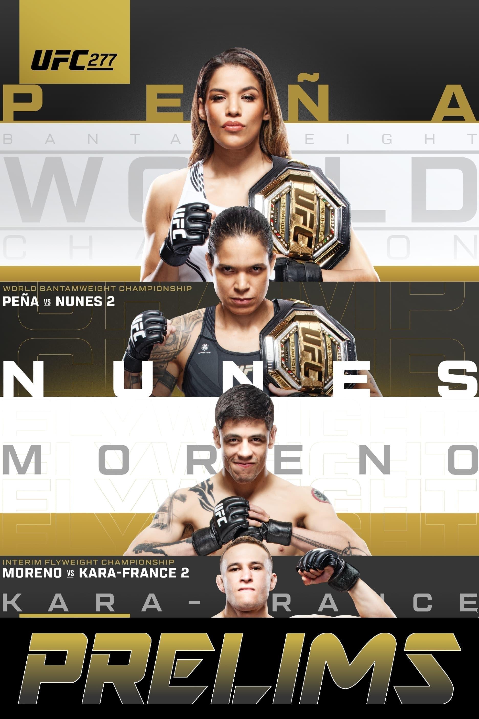 UFC 277: Peña vs. Nunes 2 poster