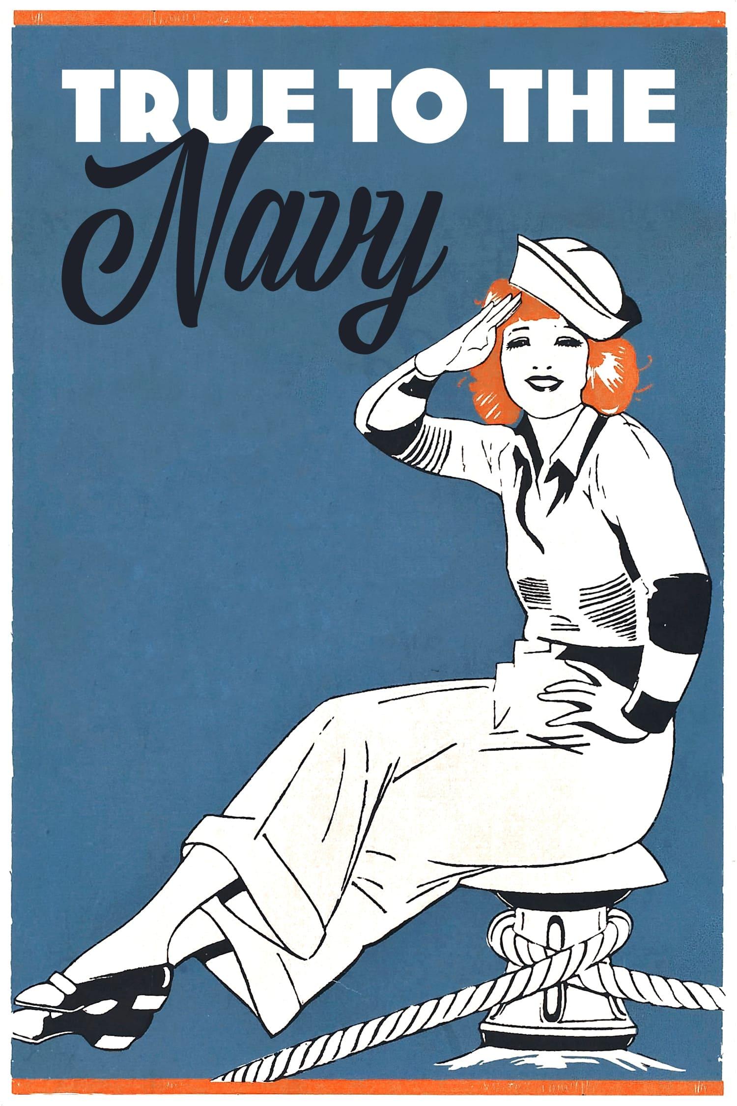 True to the Navy poster