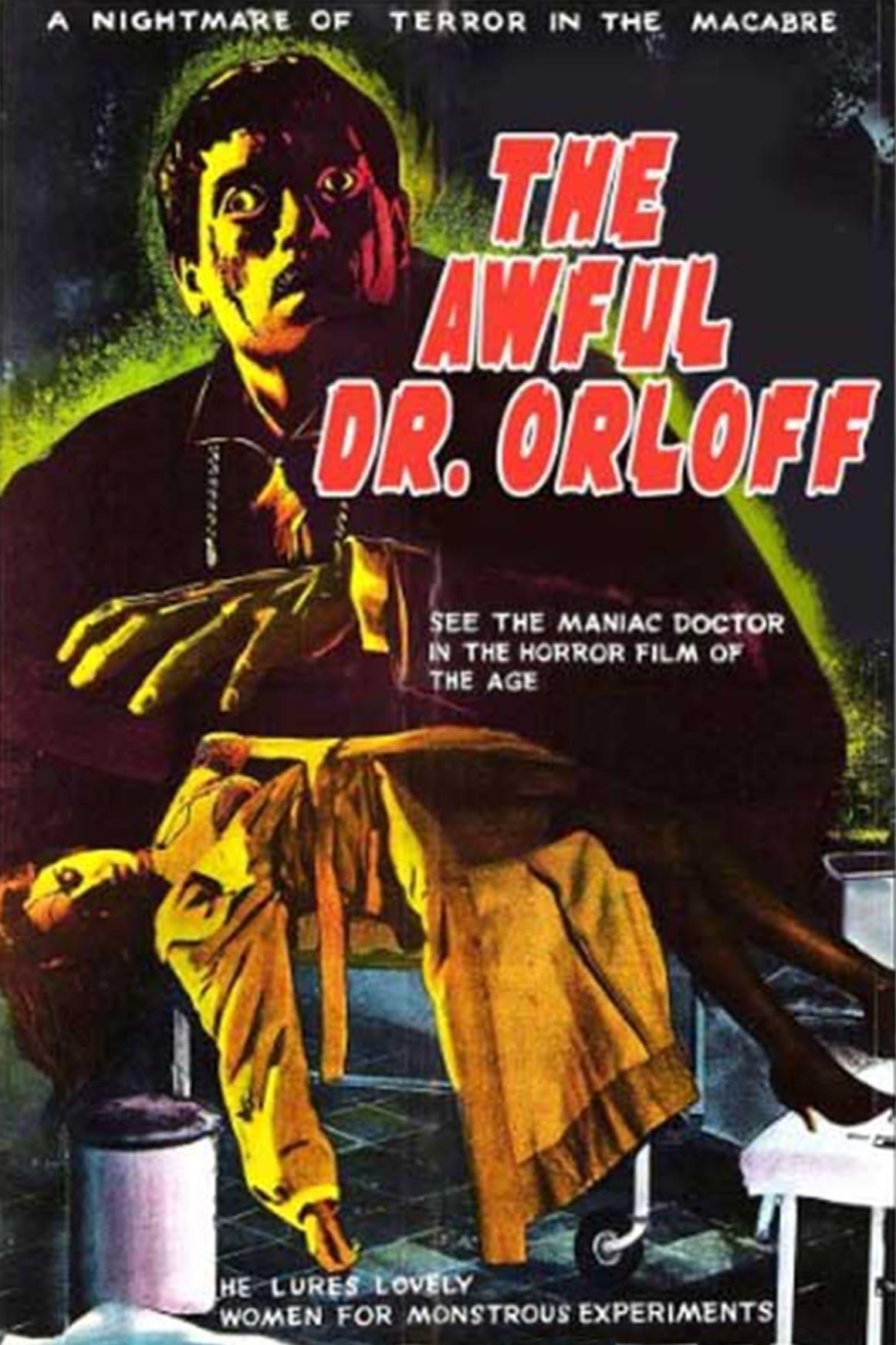 The Awful Dr. Orlof poster