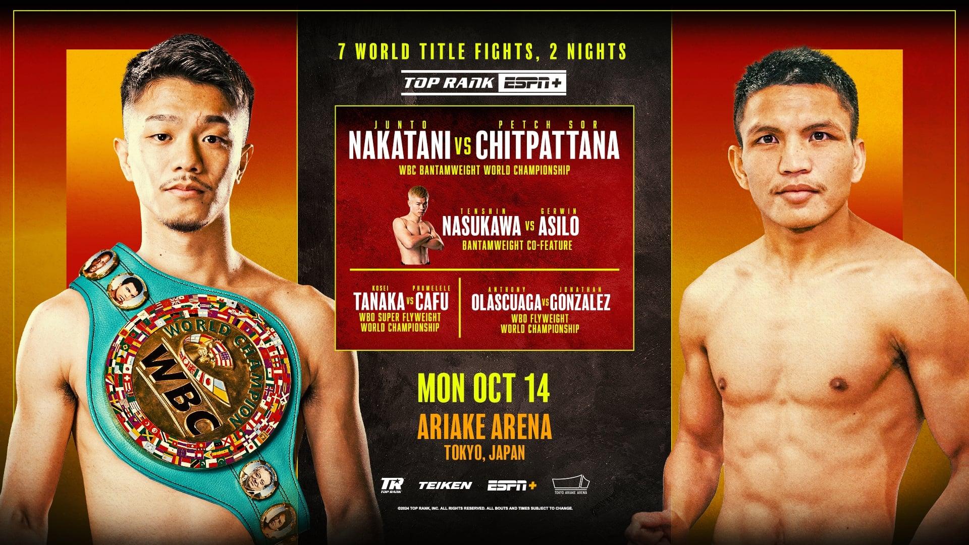 Junto Nakatani vs. Petch Sor Chitpattana backdrop