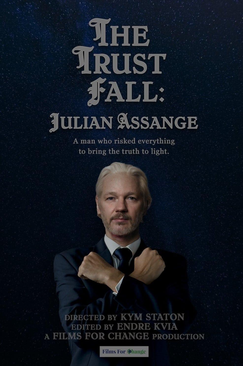 The Trust Fall: Julian Assange poster