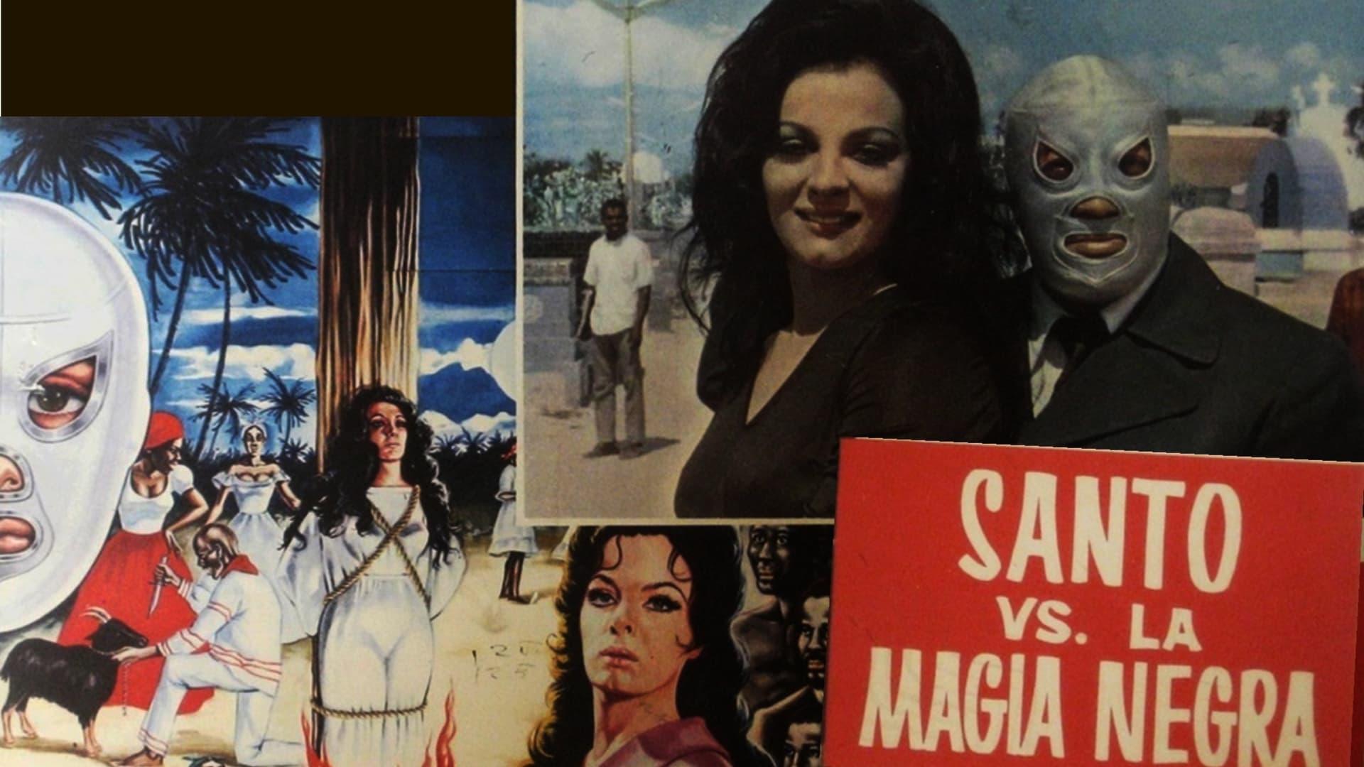 Santo vs. Black Magic Woman backdrop