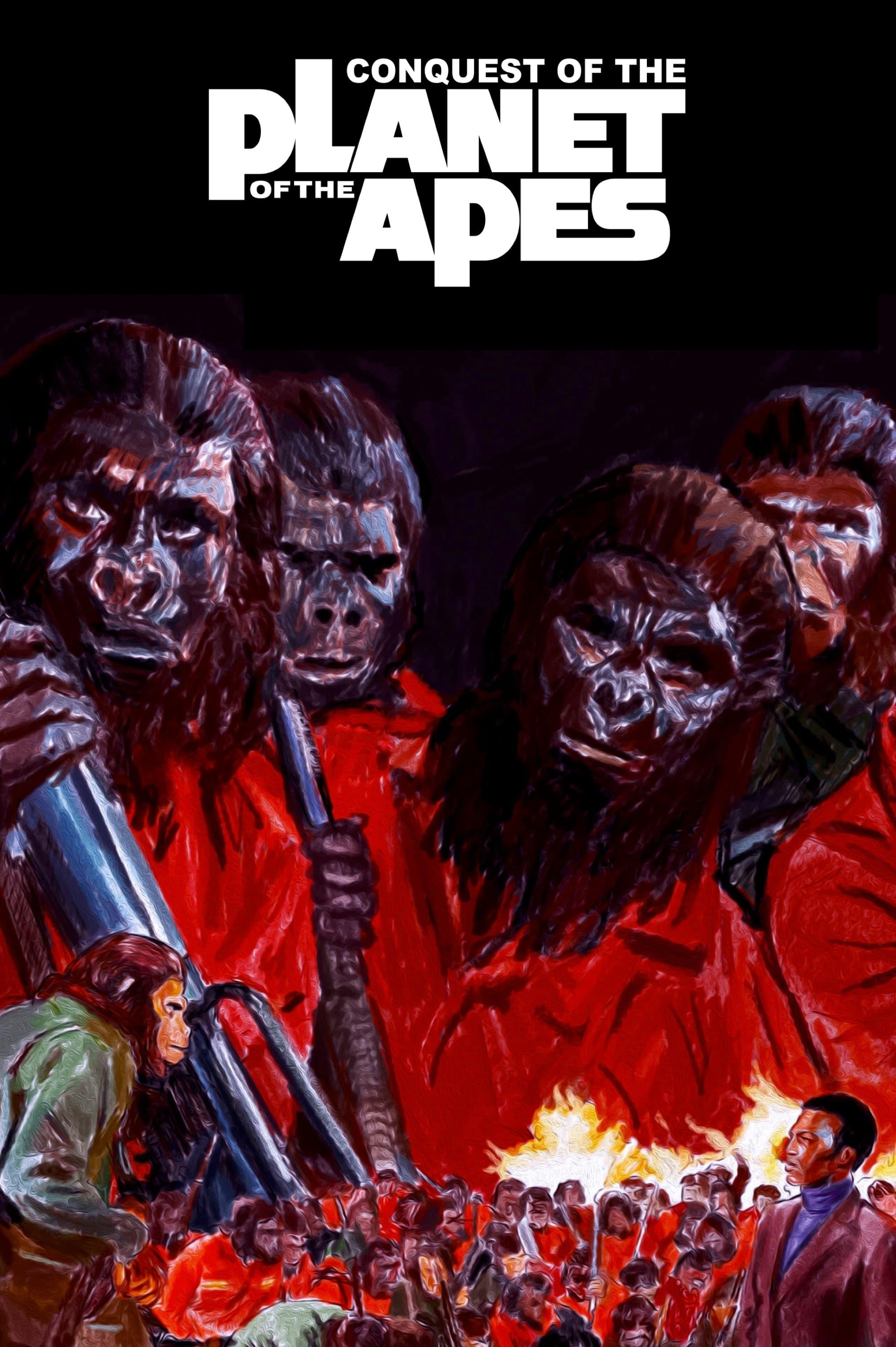 Conquest of the Planet of the Apes poster