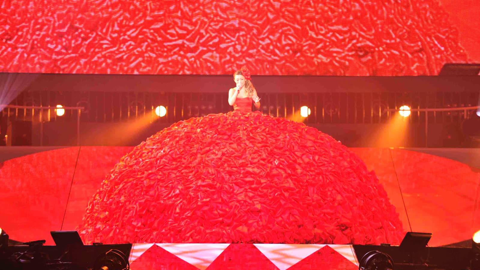 Ayumi Hamasaki Premium Showcase ~Feel The Love~ 2014 backdrop