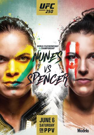 UFC 250: Nunes vs. Spencer poster