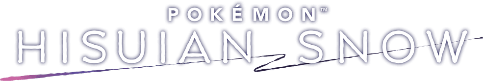 Pokémon: Hisuian Snow logo