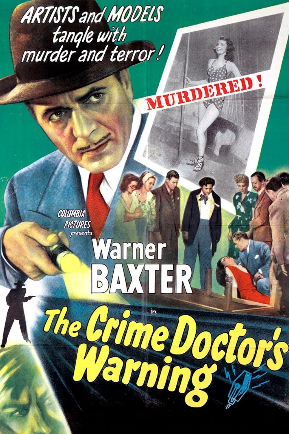 The Crime Doctor's Warning poster