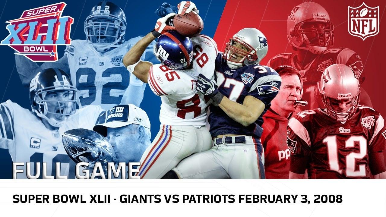 Super Bowl XLII Champions - New York Giants backdrop