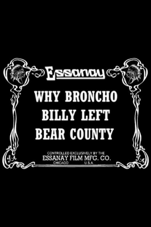 Why Broncho Billy Left Bear County poster