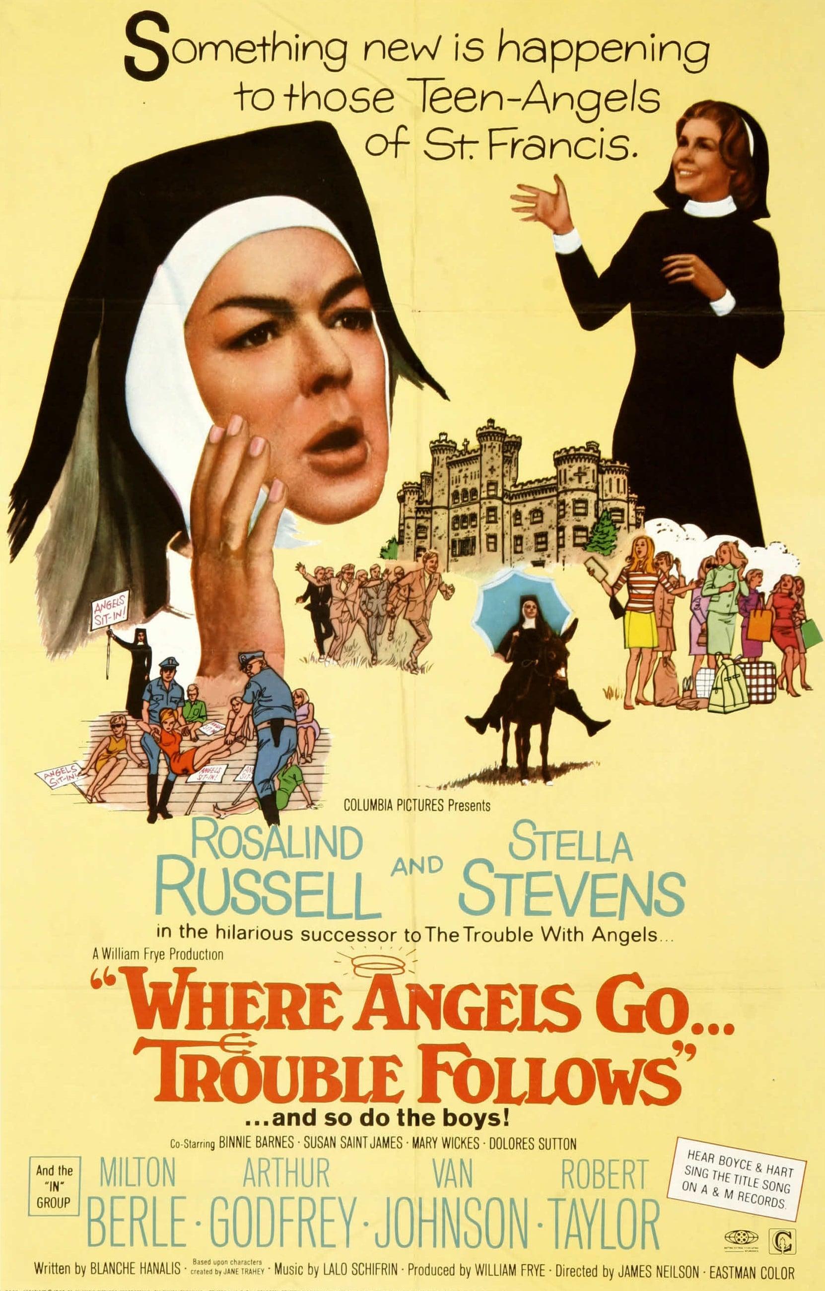 Where Angels Go, Trouble Follows poster