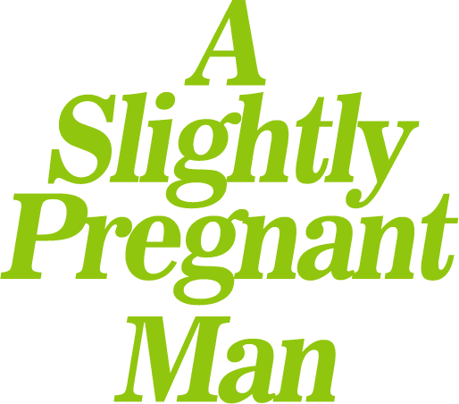 A Slightly Pregnant Man logo