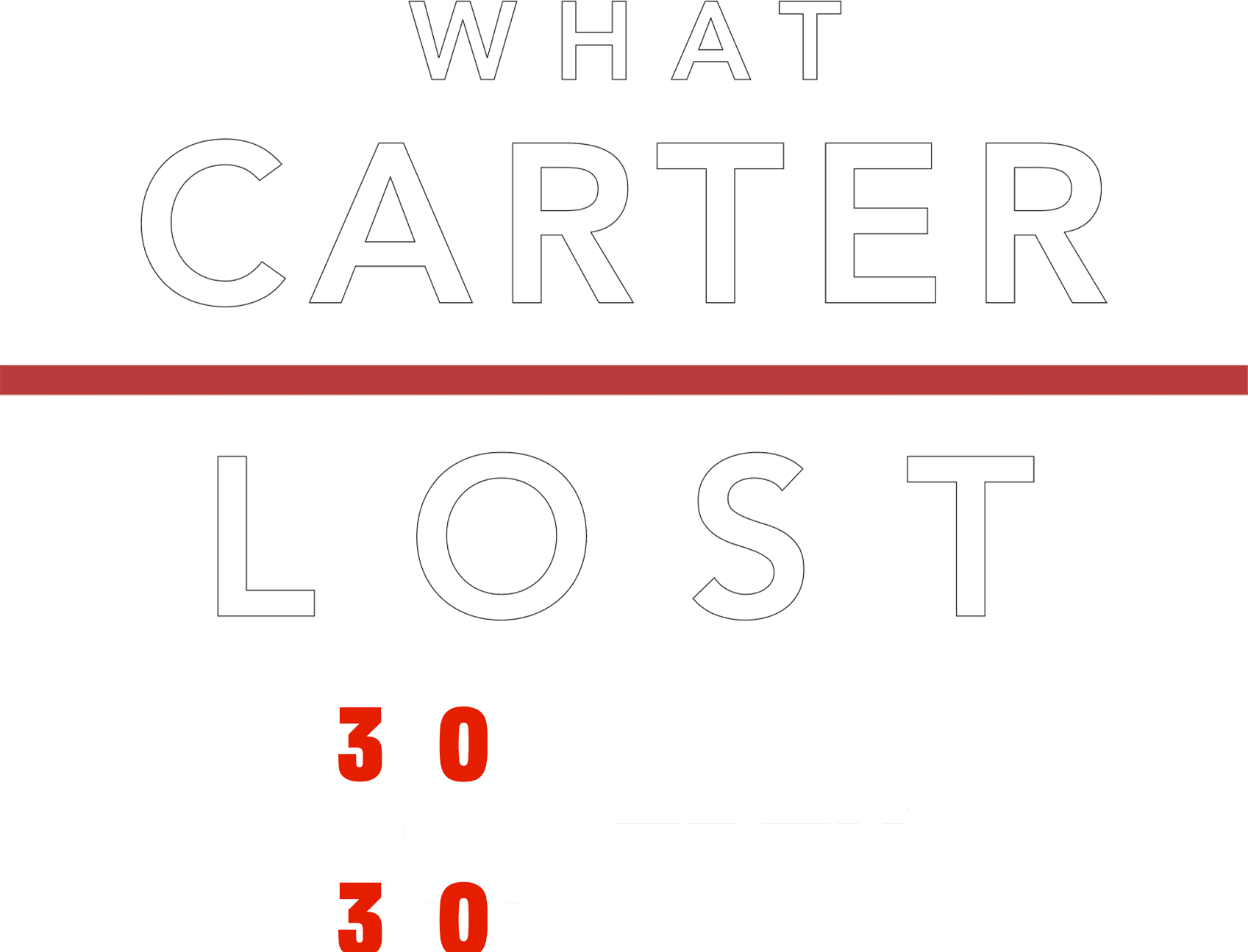 What Carter Lost logo