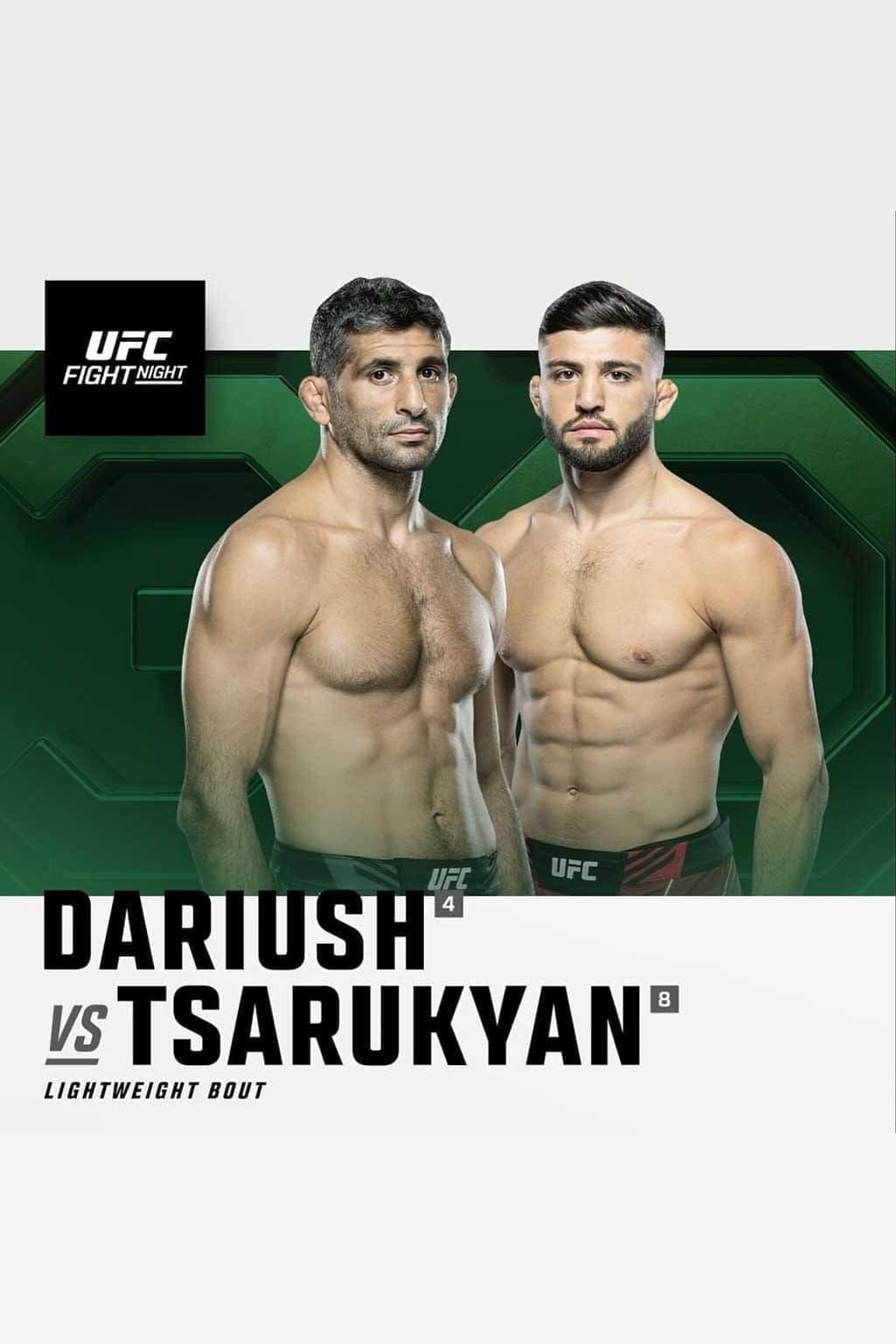 UFC on ESPN 52: Dariush vs. Tsarukyan poster