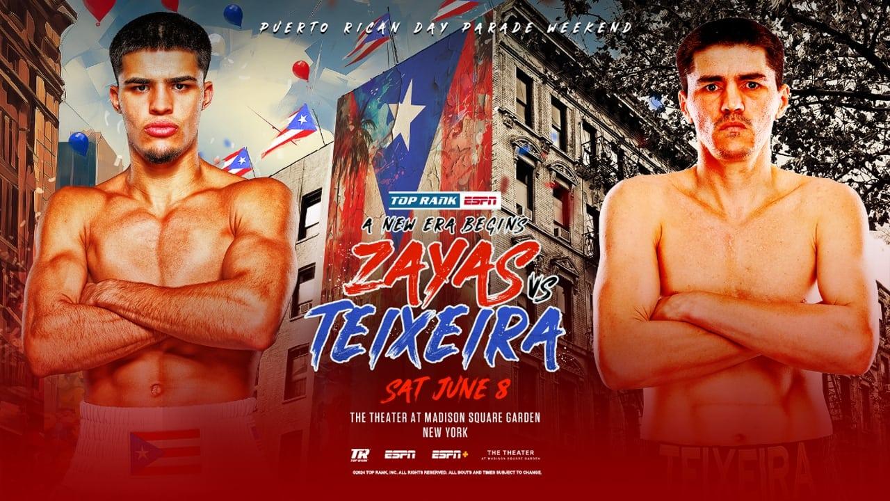 Xander Zayas vs. Patrick Teixeira backdrop