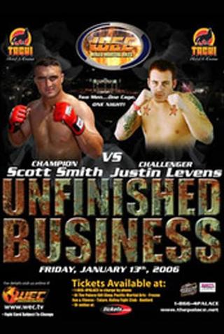 WEC 18: Unfinished Business poster