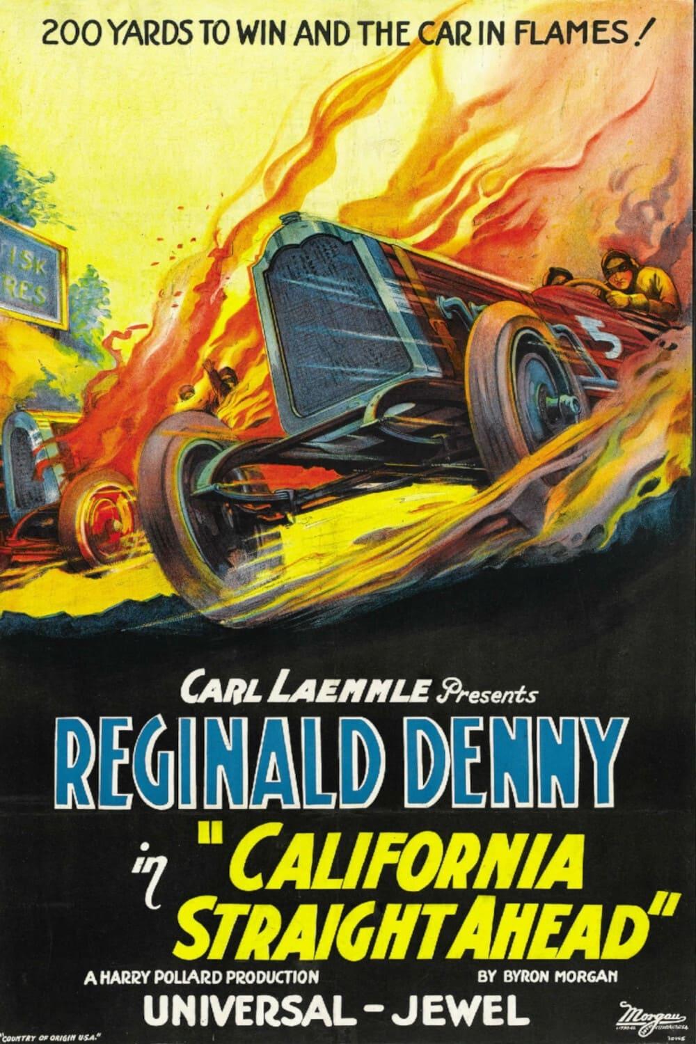 California Straight Ahead poster