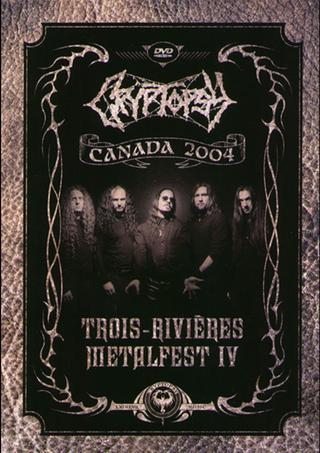 CRYPTOPSY Trois-Rivieres Metalfest IV poster