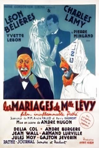 The Marriages of Mademoiselle Levy poster