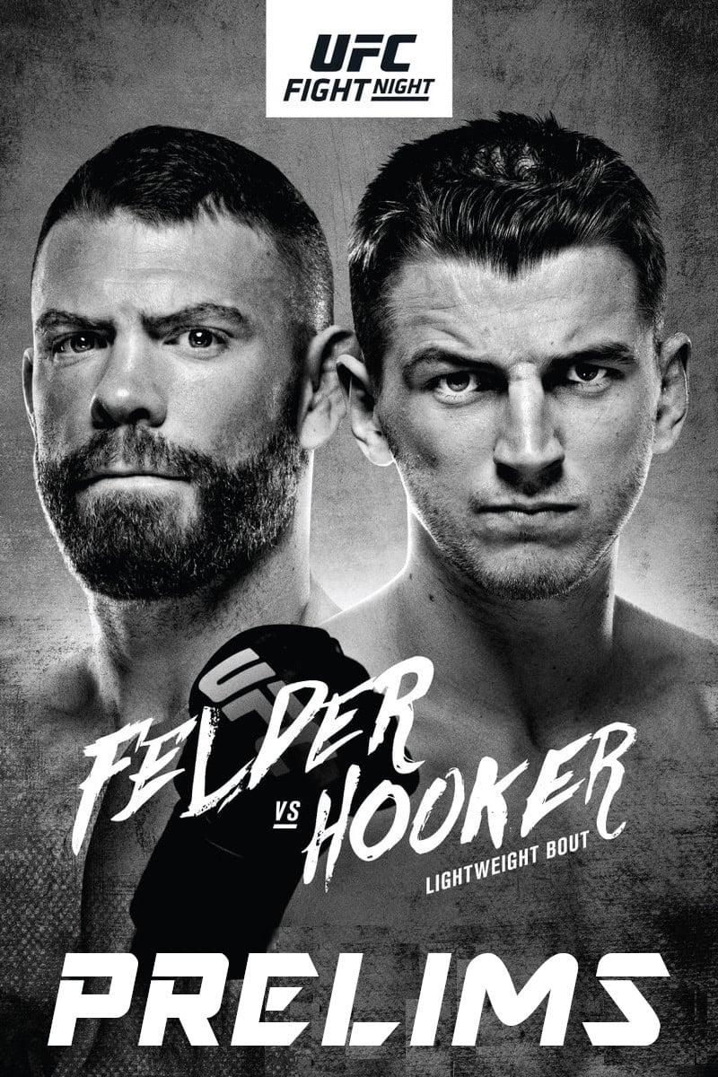 UFC Fight Night 168: Felder vs Hooker poster