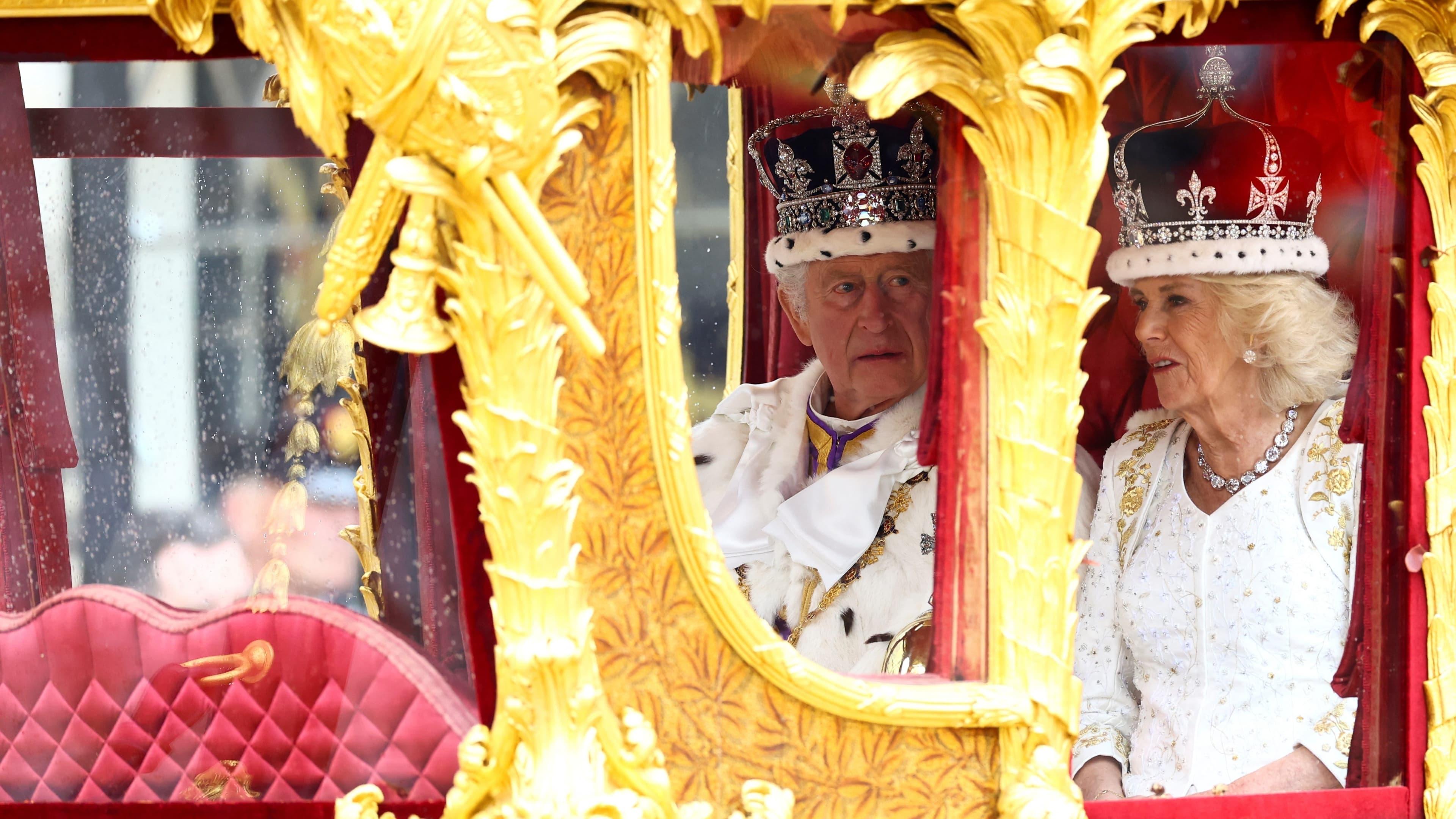 The Coronation of TM King Charles III and Queen Camilla backdrop