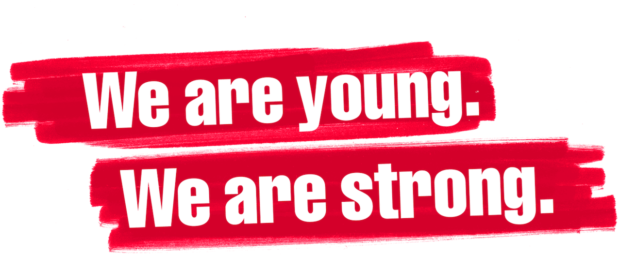 We Are Young. We Are Strong. logo