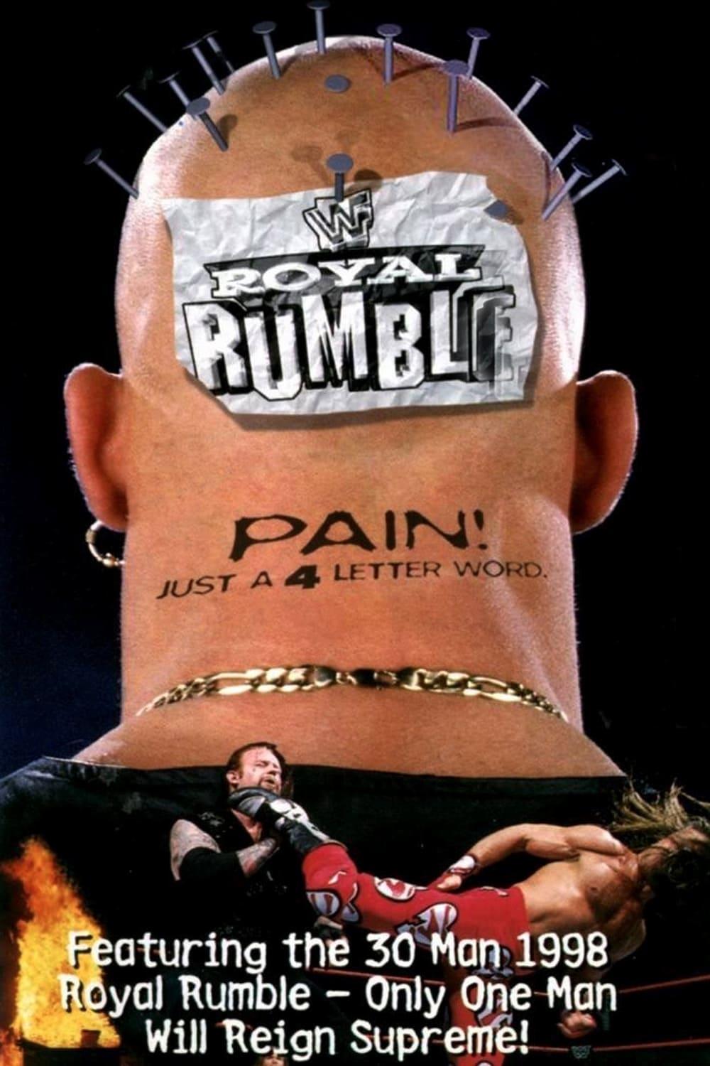 WWE Royal Rumble 1998 poster