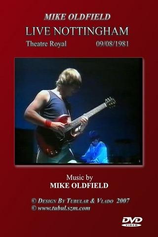 Mike Oldfield -  Live in Nottingham poster