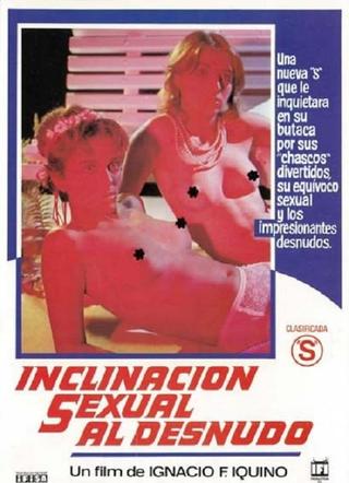 Inclinación sexual al desnudo poster