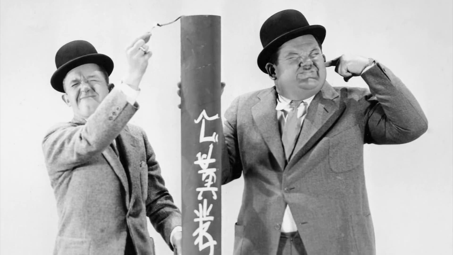 Laurel & Hardy: Their Lives and Magic backdrop