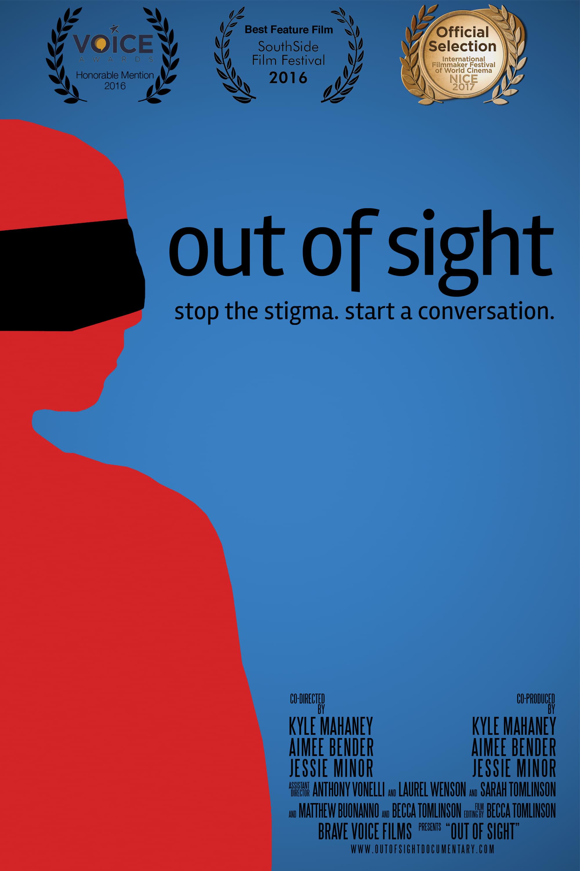 Out of Sight: Stop the Stigma, Start a Conversation poster