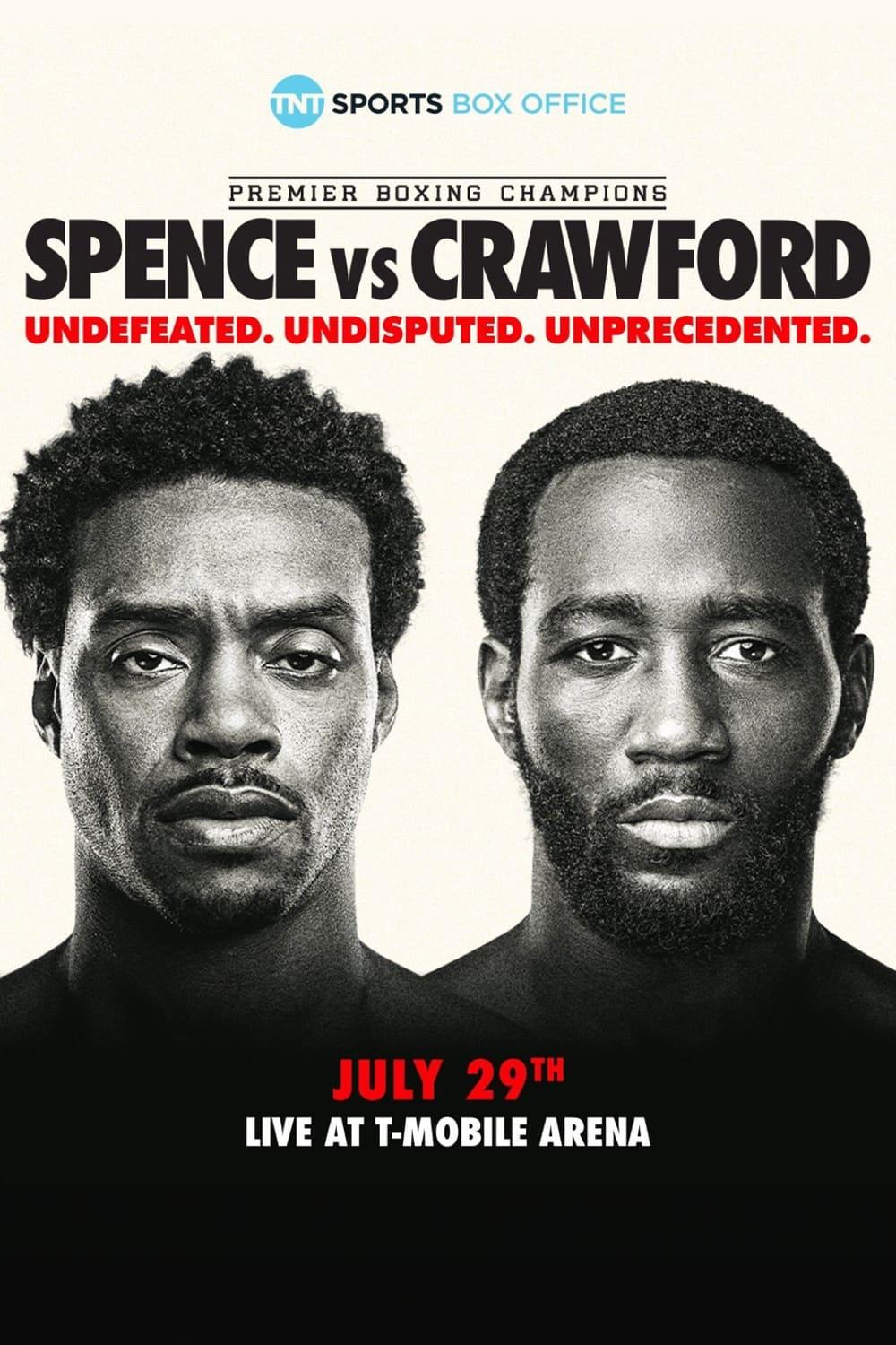 Errol Spence Jr. vs. Terence Crawford poster