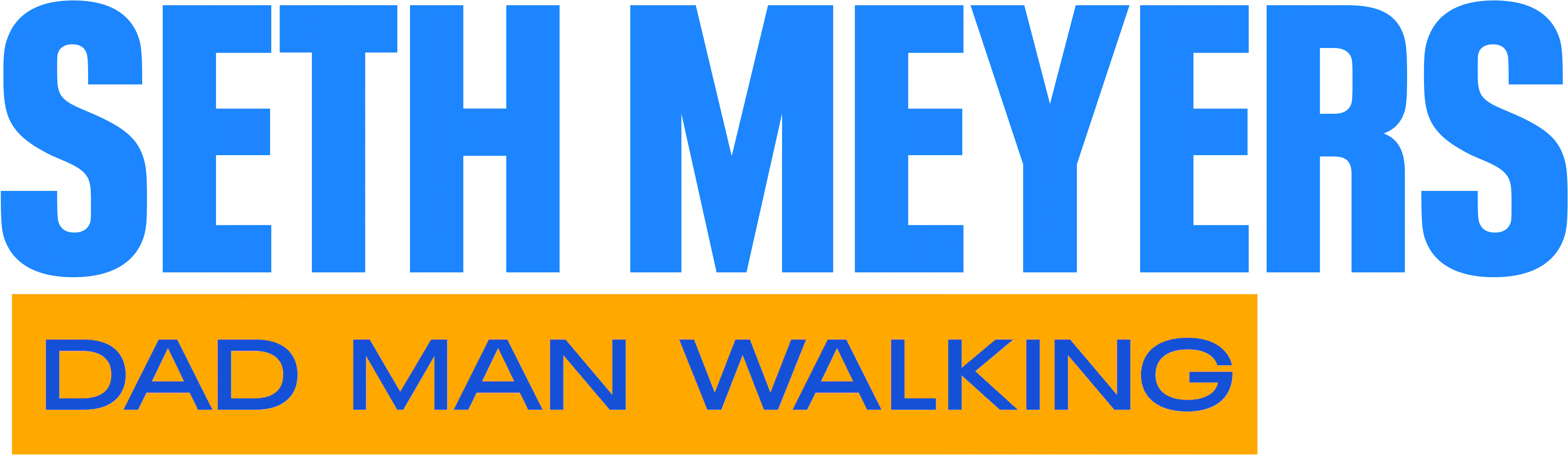 Seth Meyers: Dad Man Walking logo