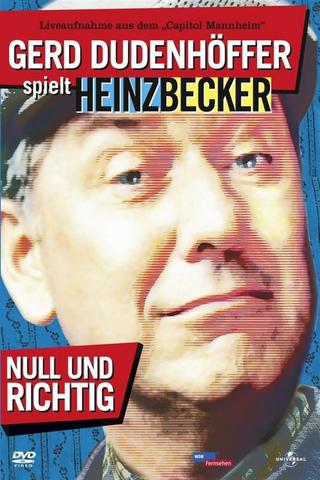 Gerd Dudenhöffer - Null und Richtig poster
